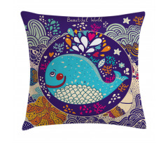 Bubble Waves Starfish Pillow Cover