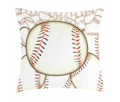 Baseball Ball Pattern Pillow Cover