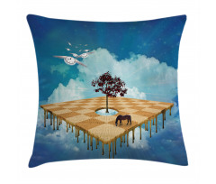 Surreal Landscape Pillow Cover