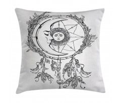 Dreamcatcher Moon Pillow Cover