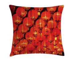 Chinese Lantern Festival Pillow Cover