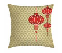 Chinese Baroque Pattern Pillow Cover
