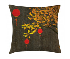 Autumn Tree Vintage Pillow Cover