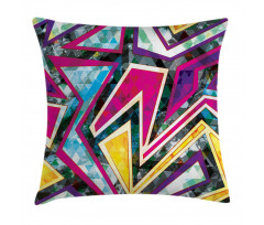 Geometric Diamond Pillow Cover