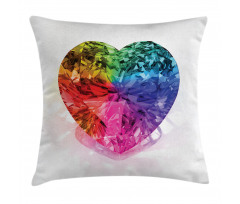 Love Heart Romance Pillow Cover