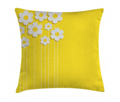 Cartoon Spring Flowers Pillow Cover