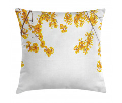 Blooming Flowers Garden Pillow Cover