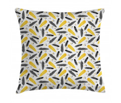 Feathers Retro Dots Pillow Cover