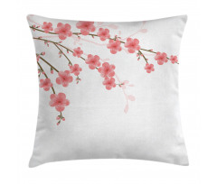 Cherry Blossom Artwork Pillow Cover