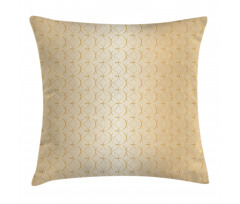 Geometric Gold Patterns Pillow Cover