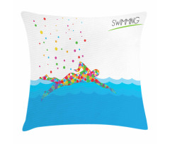 Swimming Pool Pillow Cover