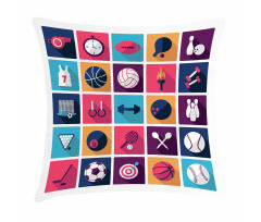 Bowling Collage Pillow Cover