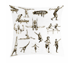 Summer Sports Athlete Pillow Cover
