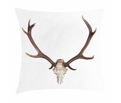 Antlers Skeleton Hunter Pillow Cover