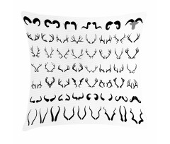 Horns of Antelope Buffalo Pillow Cover