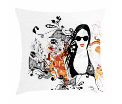 Flowers Summer Happy Pillow Cover