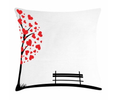 Tree HeArt Leaves Pillow Cover