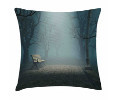 Mysterious Park Horror Pillow Cover