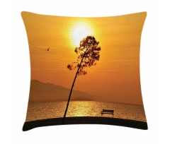 Romantic Sunset Twilight Pillow Cover
