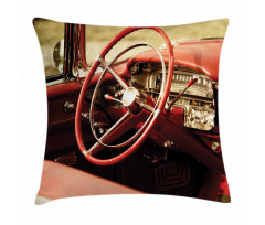 Antique Classic Car Pillow Cover