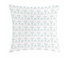 Bikes Hipster Retro Pillow Cover