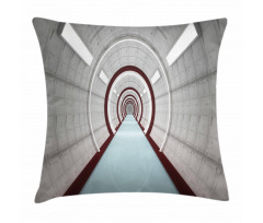 Futuristic Corridor Pillow Cover