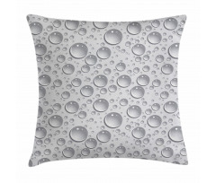 Waterdrops Monochrome Pillow Cover