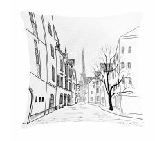 Paris Street Art Pillow Cover