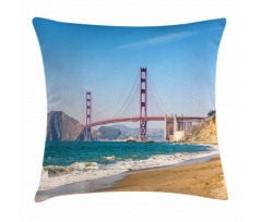 Coastline Seascape Ocean Pillow Cover