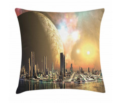 Utopia Metropolis Urban Pillow Cover