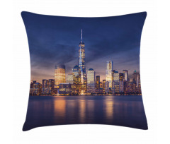 Manhattan Landscape Pillow Cover
