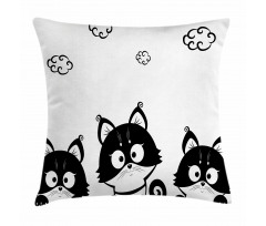 3 Kittens Pillow Cover