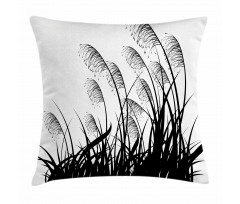 Bushes Wild Field Pillow Cover