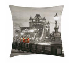 Urban Life Scenery Pillow Cover