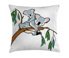 Koala Eucalyptus Pillow Cover