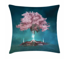 Pink Blossom Art Pillow Cover