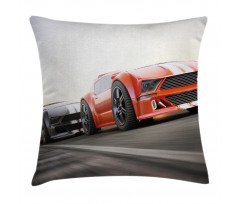 Sports Highway Competition Pillow Cover
