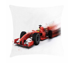 Formula Auto Racing Design Pillow Cover