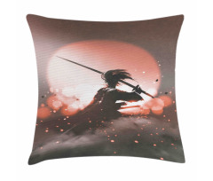 Samurai Japan Pillow Cover