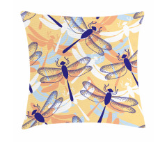 Dragonfly Pattern Boho Pillow Cover