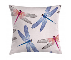 Dragonfly Wings Art Pillow Cover
