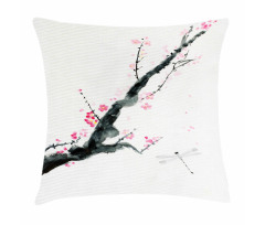 Cherry Sakura Tree Pillow Cover