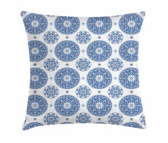 Vintage French Blue Pillow Cover
