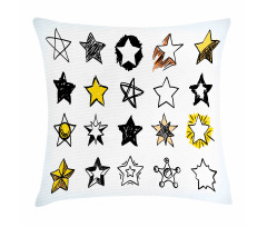 Punk Shapes and Designs Pillow Cover