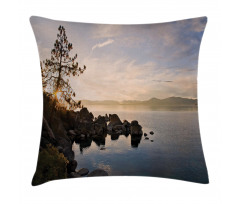 Lake Tahoe at Sunset Pillow Cover