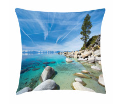 Coastal Tropical Tahoe Pillow Cover