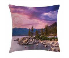 Secret Paradise Forest Pillow Cover