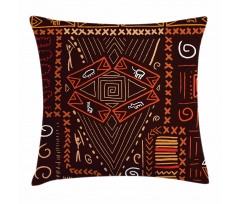 Aboriginal Cave Pillow Cover