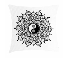 Retro Floral Art Pillow Cover