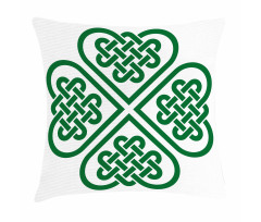 Monochrome Clover Art Pillow Cover